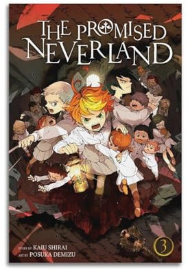 nshdahns Poster The Promised Neverland, Vintage-Kunst, Raumdekoration, ästhetisches Schlafzimmer-Poster für Schlafzimmer, 30 x 45 cm, ungerahmter Stil