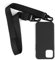 PuYu Zhe iPhone 16 Plus Silicone Soft Matte Lanyard Case - Black
