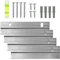 2 Paire Cintre Pour Tableaux FrançAis, Rail Fixation En Z, Fixations Pour Cadres, Supports De Fixation Murale En Aluminium Pour Suspendre Des Tableaux Muraux Miroirs œUvres Art Cadres