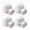 NERIRA®️ 4 Unidades Colgador Escobas y Fregonas Adhesivo Pared | Soporte Escobas Pared | Ajustable | Sin taladrar | Ideal para Cocina, Baño, Garaje, Jardín