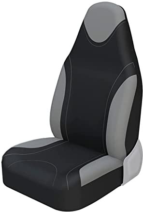 Autositzbezug Autositzbezüge High Bucket Universal Für Die Meisten Autos Sportsitzschutz Für Toyota Für Aygo 2007 Van-Sitzbezüge(Gray 1PC)