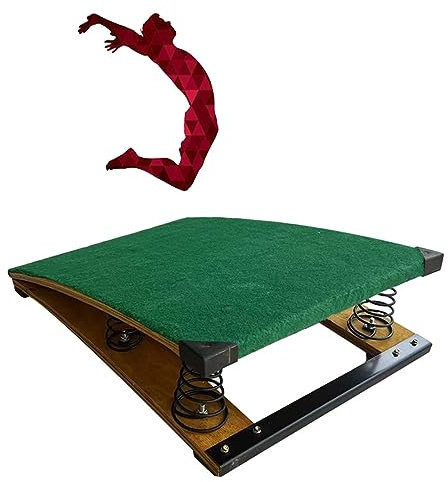 GLJTUO Sprungbrett-Trampolin Für Jugendgymnastik Mit Vier Dicken, Grünen, Robusten Sprungbrettern, Für Den Einsatz In Schulen Und Sportvereinen,Four50 * 80cm