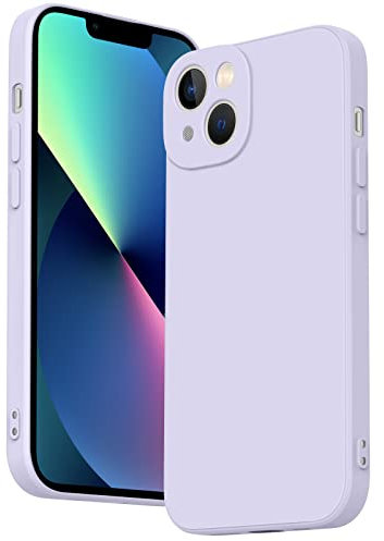 Case for iPhone 13 Phone Case, Camera Protection Ultra Slim Case for iPhone 13 6.1-inch Anti-Scratch Shockproof Bumper Cover (Lavender)