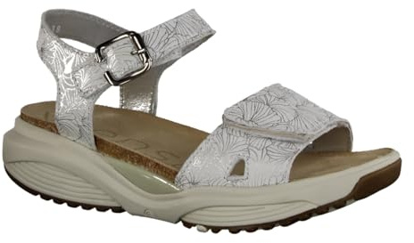 Xsensible Skala, Bequeme Edel Sandalette, Weite H, Fußbett, Color:weiß, 11-Deutsch:39