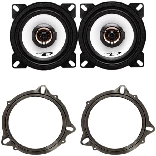 Kit 2 casse ALPINE SXE-1025S per BMW e Tesla Model 3/Y (vedi desc.) + 2 Supporti Anteriori o Posteriori