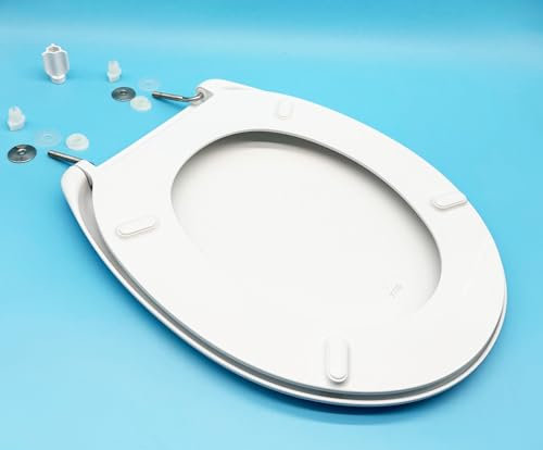 Tapa y Asiento para Inodoro Victoria Roca | Tapa + Bisagras de inodoro Victoria Roca | Diferentes modelos segun Calidad (Tapa Supralit + Bisagras de Acero)