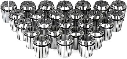 OZXJW 25 STÜCKE ER40 ER Spannzangenfutter Spannfutter 2-26mm Spannzangenhalter for CNC-Drehmaschine Werkzeughalter(25pcs AA Standard)