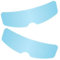 ABOOFAN 2pcs Rainproof Fog Film for Helmet Fog Visor Guard Rain Repellent Sticker Motorcycle Helmet Accessories Fitment