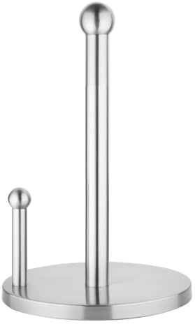 Jantex Stainless Steel Kitchen Roll Holder, Matt Finish | Wipe-clean design resists fingerprints in busy commercial kitchens, keeping paper towels dry and within easy reach.
