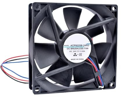 KCTRELTQS ACP9225B-24RD 9,2 cm 92 mm Lüfter 92 x 92 x 25 mm 24 V 0,30 A 3 Drähte RD-Signal Warnfunktion Lüfter