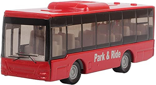 siku 1021, Linienbus, Metall/Kunststoff, Rot, Vielseitig einsetzbar, Spielzeugfahrzeug für Kinder