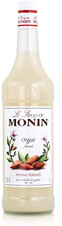 Monin Sirup Mandel (1 x 1,0l) - Aromatischer Genuss für Kaffee Cocktails und Desserts Hochwertiger Sirup Vielseitig verwendbar