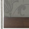 Liedeco Seitenzugrollo Dekor Natur 060 x 180 cm Dunkelbraun