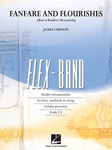 Hal Leonard Fanfare And Flourishes (For A Festive Occasion) - Flexband Series Level 2-3