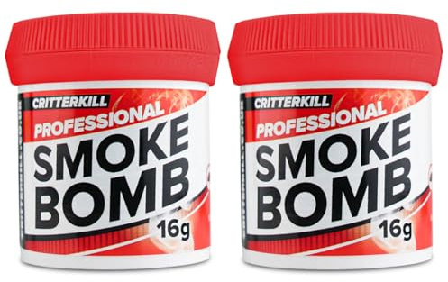 CritterKill 16g Smoke Bomb Fogger For Fleas, Bedbugs, Moths and all insects | Professional Strength (2)
