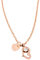 Akitsune Animus Halskette 60cm Kette | Damen Herren Liebe Love Edelstahl Herz - Rosegold