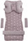 Medi Partners Sitzauflage Kinderwagen Buggy Baby Sommer Kindersitz Einlage Universal - 5tgl Gurtpolster + Spielbogen Kinderwagenset Babyschale (Sternen mit grauen Minky)