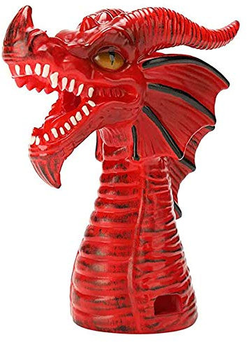 Fire-Breathing Dragon Steam Diverter, Pressure Cooker Steam Release Accessory, Steam Release Diverter Valve Accessories Compatible with Instant Pot IP Duo/Duo Plus/Smart/Ultra,Red