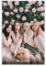 ZHILIAO Black Pink Fotoğrafları Poster dekorative Malerei Leinwand Wandkunst Wohnzimmer Poster Schlafzimmer Malerei 12x18inch(30x45cm)