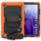 Lobwerk Funda 4 en 1 para Samsung Galaxy Tab Samsung Galaxy Tab A7 SM-T500 T505 de 10,4 Pulgadas, antigolpes, con función Atril, Color Naranja