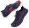 VTASQ Badeschuhe Herren Damen Schwimmschuhe Wasserschuhe Strandschuh Barfussschuhe Surfschuhe Schnell Trocknend Atmungsaktiv Fitnessschuhe rutschfest Blau 40