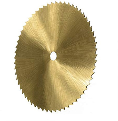 TGRTY Ultra Fine Finishing Circular Saw Blades 80mm coated Mini Circular Saw Blade Rotary Cutter for Metal Hand Tool Set Sharp Circular Saw Blade (Color : Yellow)