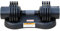 Sporttrend 24® Verstellbare Kurzhantel 12,5KG, 25KG, 32,5KG | Hantel mit Stahlscheiben und Ständer (25KG schwarz)