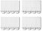 36 paires (72 bandes) de Languettes Accroches Tableaux, Accroche Tableau sans Percer, Bandes de Suspension Résistantes à l'Eau pour Photos, Cadres, et Décorations, Fixation Cadre sans Percer (Petit)