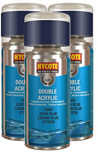 Hycote Ford State Blue (Pearlescent) 150ml (Pack of 3)