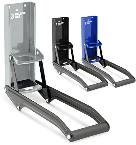 Builders Bull Can Crushers - 2-in-1 Can Crusher, Bottle Crusher - Bend-Resistant, Heavy Duty Can Crusher with Bottle Opener - Tin Can Crusher, Plastic Bottle Crusher for Recycling - GREY | Wall Mounted Can Crusher, Manual Beer Can Crusher With Bottle Opener, Bend-Resistant 2-In-1 Tool For Cans And Plastic Bottles
