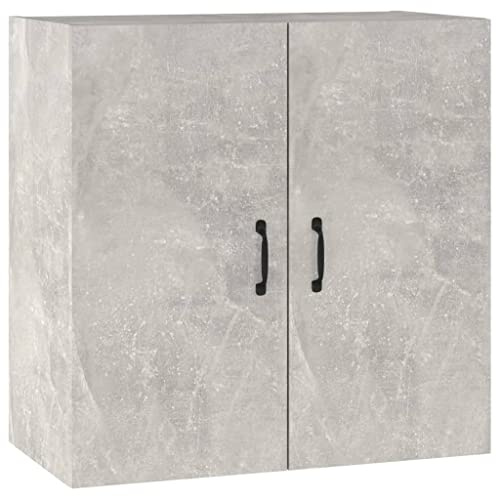 vidaXL Wandschrank Betongrau 60x31x60 cm Holzwerkstoff
