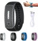 2 Stück Matteo Ultraschall-Körperform-Armband, UltraSonic LymphDrainage Slimfit-Armband, Magnetarmband für alle Männer und Frauen (Schwarz)