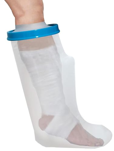 Housse de plâtre 100% étanche pour douche, réutilisables pour chirurgie jambes/pieds, housses de plâtre pour jambe/pied de douche, sac de plâtre étanche
