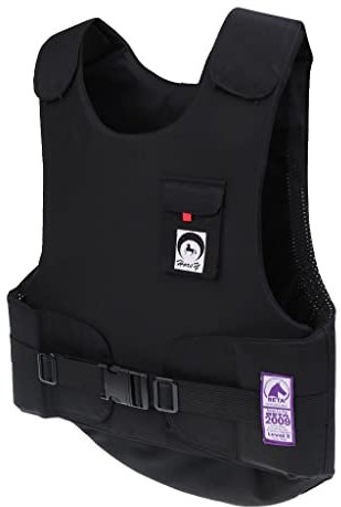 pistro Chaleco de seguridad unisex para adultos, accesorios de equitación, chaleco de protección de espalda, chaleco de seguridad - S