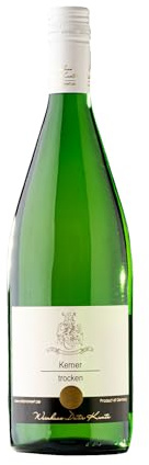 Kerner trocken 2022 - Weingut Dieter Kuntz - trockener Weißwein VEGAN (3x1,0L)