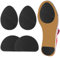 Rutschfeste Schuhpolster Selbstklebende Schuhsohlenschutz High Heel Pads für Schuhe Rutschfeste Schuhgriffe für Damen und Herren (Schwarz 2 Paar)