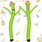 Shappy 2 Stück 6,1 m Kaktus Aufblasbarer Schlauch Mann Kaktus Outdoor-Dekoration Hawaii-Themenparty Aufblasbare Tänzerin für Kaktus Mexikanische Fiesta Cinco de Mayo Outdoor Rasen Hof Dekor (ohne