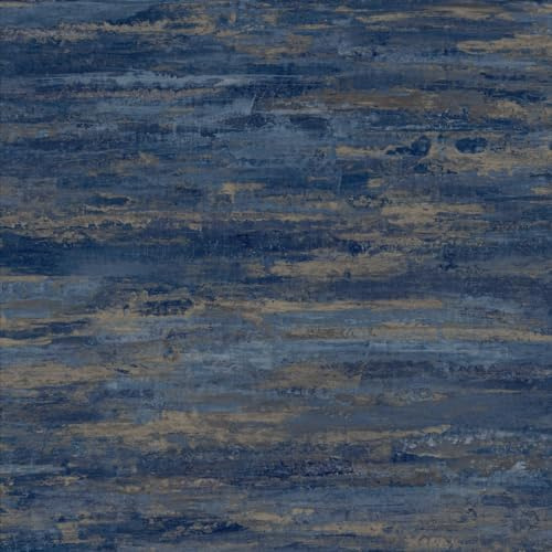 Grandeco Kaleidoscope Beton Gips-Effekt Strukturtapete Marineblau