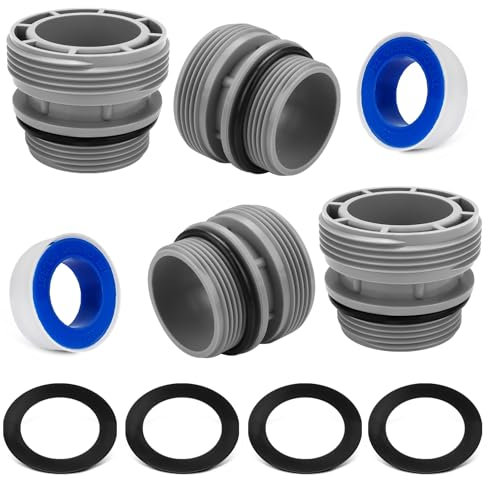 Kit de adaptadores de conversión de manguera para piscinas Intex y Coleman, 4560 40 mm de manguera a manguera de filtro de 1 1/2 pulgadas, kit de conversión para manguera Hayward para filtro de