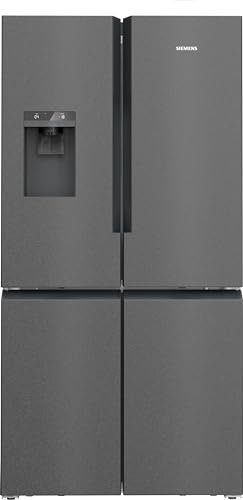 SIEMENS KF96DPXEA iQ700 Kühl-Gefrier-Kombination, 183 x 90,5 cm, 574 L Kühlen & 199 L Gefrieren, noFrost, hyperFresh 0 Grad, LED-Licht, Beleuchtete Glasrückwand mit multiAirflow
