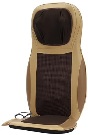 Loobiiny Ganzkörper Massagekissen Comfier Massagematte mit Wärmefunktion Elektrisches Ganzkörpermassagematte Auflage Shiatsu Nacken Rücken Sitzauflage Massagematte