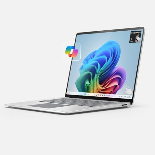Microsoft Surface Laptop Copilot+ PC Snapdragon X Plus 16 GB RAM 256 GB SSD Touch Screen 13,8i Colore Platino