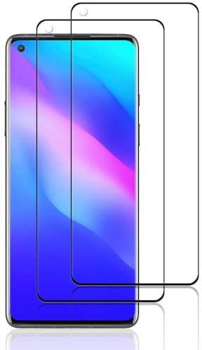 Beukei 2 Stück Panzer Schutz Glas für OnePlus 8 Pro, Sicherheitsglas Folie,[9H Härte][HD Klare][Blasenfrei][Anti-Kratzen] Schutzglas