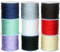 9 Farben 0.8 mm Nylonschnur, 50 m/Rolle Nylonfaden für Armbänder, Geflochtene Makramee Garn Perlenfaden Chinesische Knotenkordelband für DIY Armbänder Halsketten Schmuckhandwerk Nähen