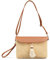 HuiYStar Strohtasche für Frauen Geflochtene Rattan Tasche Crossbody Geldbörse Umhängetaschen Tote Taschen für Sommer, beige