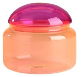 Gift Company Voile, Glasdose, L, Borosilikatglas, pink/orange, gs