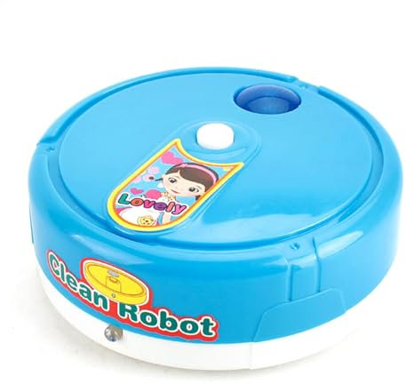 Robot aspirapolvere | Robot aspirapolvere per bambini, giocattolo robot spazzante | Gioca con l'aspirapolvere con luci, suoni realistici Fai finta di giochi di ruolo Pulizia della casa Aspirapolvere