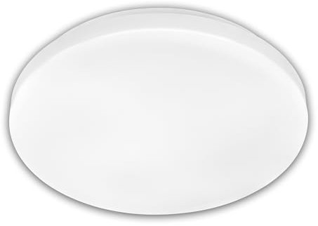 BRILONER - LED Deckenleuchte Effizienzklasse A, neutralweiße Lichtfarbe, 8W, 1700lm, 50.000h Licht, LED Lampe, Deckenlampe, Wohnzimmerlampe, Küchenlampe, Deckenbeleuchtung, Flurlampe, 29 cm, Weiß