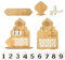 Countdown-Kalender aus Holz, Tischdekoration, dekorativer Countdown-Kalender für Hochzeit, Festival, Feier