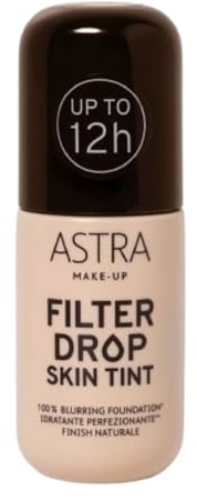 Astra Filterdrop Skin Tint Finish Natural, 100% Blurring (01-FAIR) | 100% Blurring